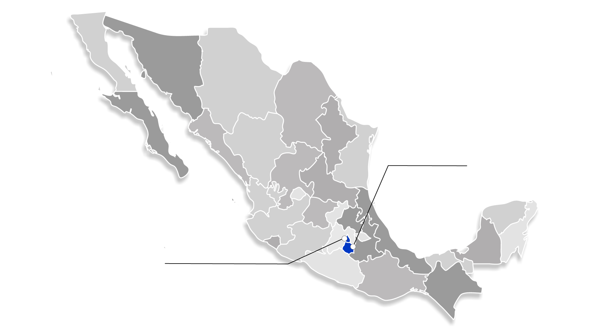 Mapa de Sucursales Código Mexa